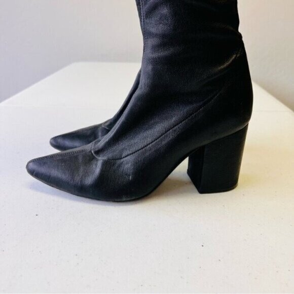 Anine Bing Taylor Over The Knee Luxury Leather Boots 37 - Picture 3 of 15